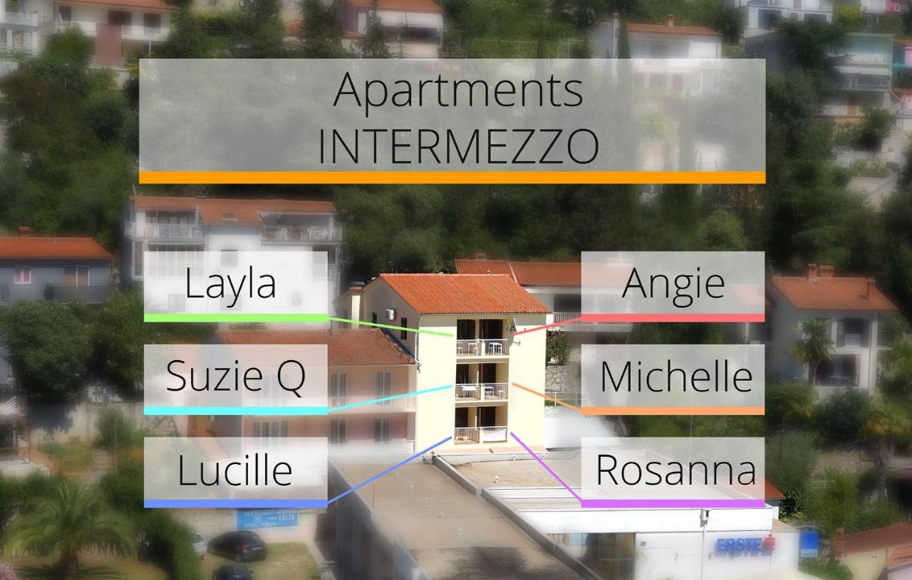 Apartment Suzie Q - Intermezzo With Sea View Rabac Exterior foto